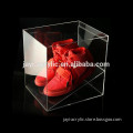 Hot selling transparent acrylic sneaker box/plexiglass sneaker box/shoe rack organizer